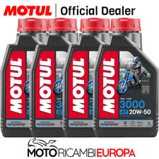 4 Litri Olio Motore MOTUL 3000 20W50 Minerale API SL/SG/SH/SJ MA2 Harley DAVIDSO
