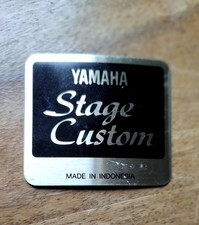 X 1 Badge YAMAHA STAGE CUSTOM