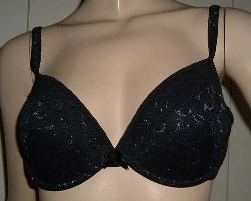 Tezenis reggiseno pizzo nero - nero, 5