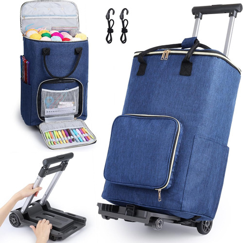 Borsa all uncinetto portatile - all'uncinetto,
