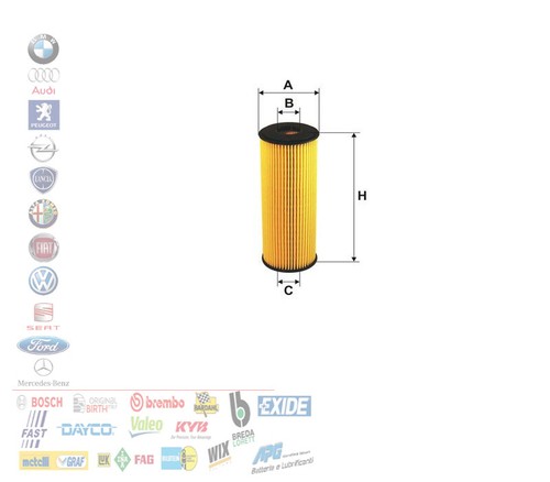 Filtro olio mercedes classe - filtro,