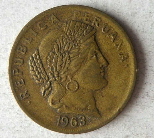 1963 peru centavos moneta - 1963,