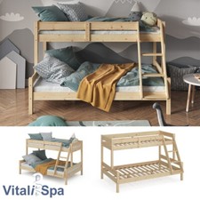 Letto a soppalco letto per bambini Letto a castello Everest naturale VitaliSpa