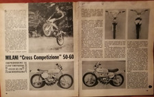 MILANI CROSS COMPETIZIONE 50 60 PROVA IMPRESSIONI GUIDA MOTOCICLISMO 1969 TEST