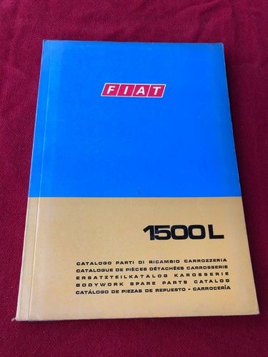 Fiat 1500 manuale ricambi - fiat,