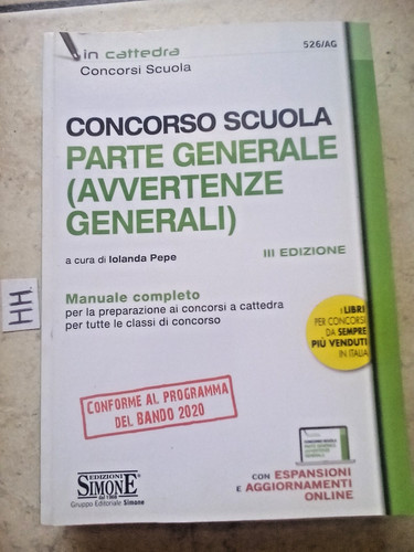 Libro concorso scuola parte - libro,