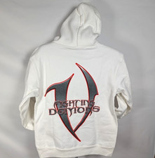 Felpa con cappuccio White