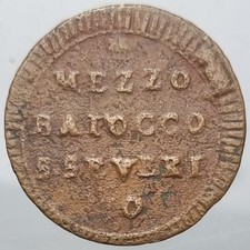PIO VI (1775-1799) - 1/2 MEZZO