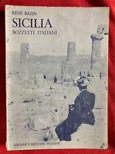 SICILIA BOZZETTI SICILIANI R. BAZIN EDIZIONI E RISTAMPE SICILIANE 1979