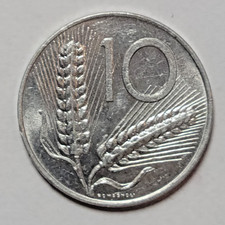 1976 Italy 10 Lire ~KM#93 ~