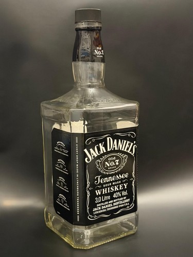 Bottiglia jack daniel 3l - bottiglia,