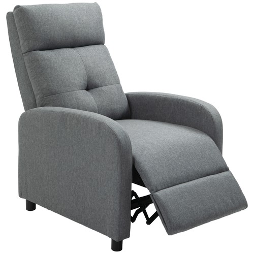 Homcom poltrona reclinabile - poltrona,