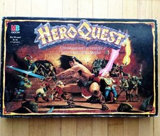 HeroQuest Gioco In Scatola MB in Italiano Vintage Originale 100% COMPLETO