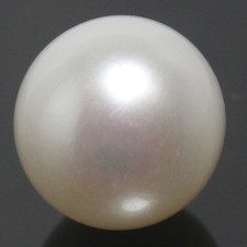 Perla bianca rotonda