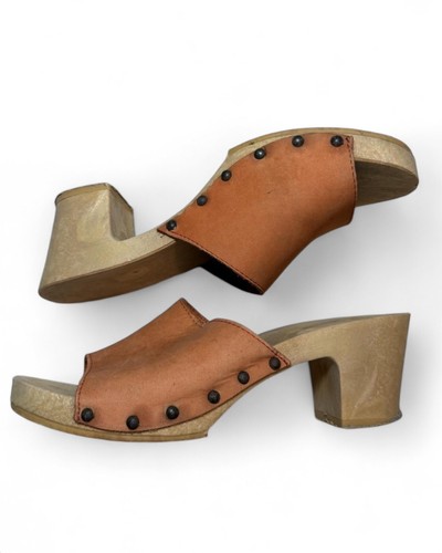 Raro sandalo zoccolo vintage