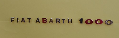 Scritta fiat abarth 1000 - fiat,