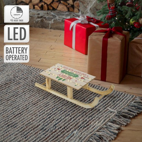 Slitta decorativa legno a - decorativa,