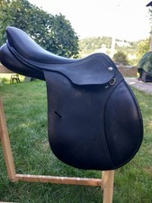 Sella rodrigo pessoa gen-x elite, usata ottime condizioni, nera, misura 17