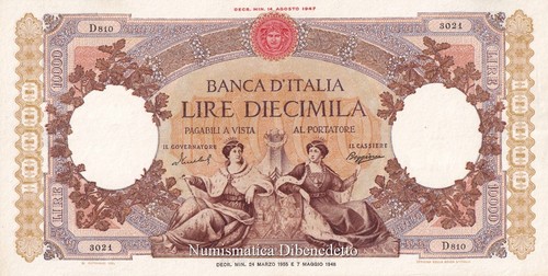 Repubblica 10000 lire - -,