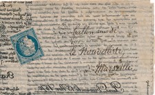 LETTRE BALLON MONTE GENERAL