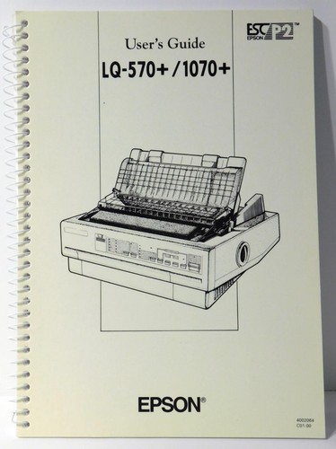 Epson 570 1070 - epson, lq-1070+