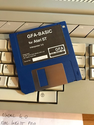 Floppy disk atari - 3,5”,