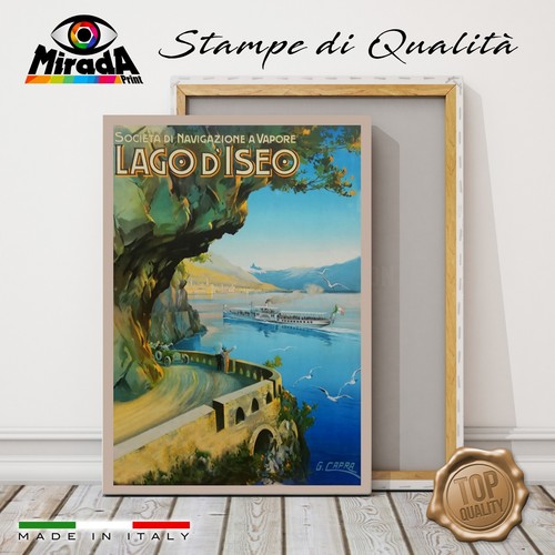 Quadro vintage lago - vintage,