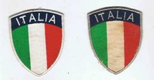 2 TOPPE IN STOFFA ESERCITO ITALIANO, SCUDETTO ITALIA CON BANDIERA, PARTCH