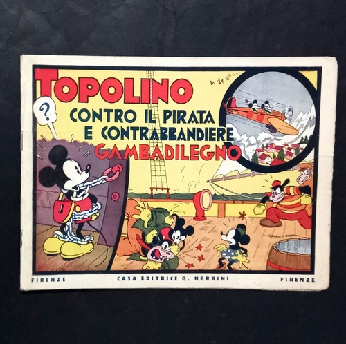 Topolino contro pirata - topolino, il