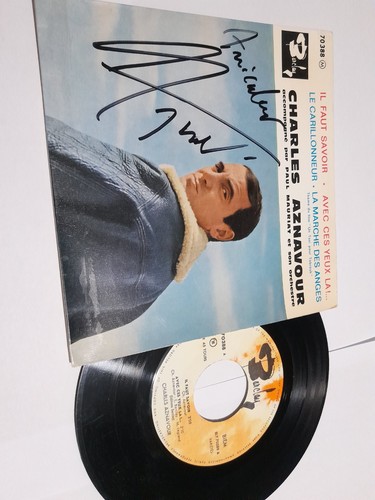 Charles aznavour autograph - charles,