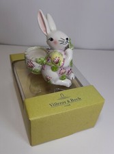 Coniglio con Gerla Uovo VILLEROY & BOCH Pasqua cm 10 con Box
