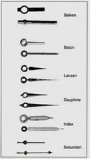 Lancette OMEGA Hands 550- 552