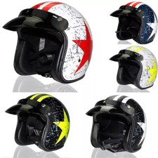 Casco Moto Vintage 3/4 Open