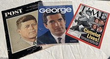 Vintage Kennedy Family Memorabilia - JFK JFK Jr. - George Mag Farewell Issue