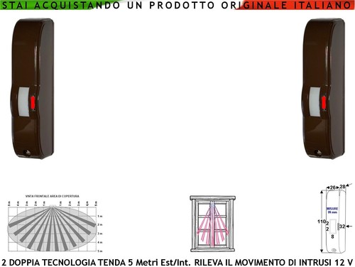 Sensore movimento doppia - movimento,