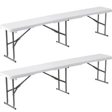 Set 2pz Panca in Plastica