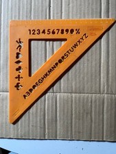 Squadra vintage Nestle con lettere alfabeto ,numeri e simboli