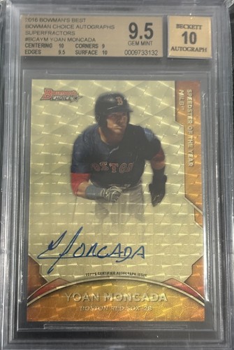 2016 yoan moncada bowmans best - 2016,