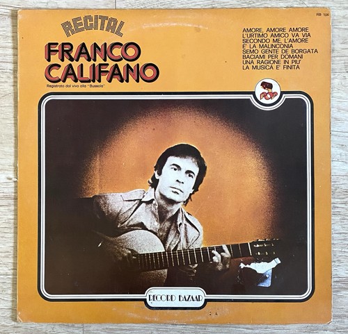 Recital franco califano - franco, lp