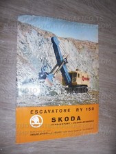 Brochure / Depliant SKODA RY 150 escavatore cingolato  - anni '60
