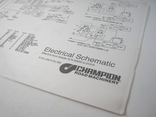 Schema elettrico CHAMPION motore livellatore serie 700 da 20830 a 21910 OEM