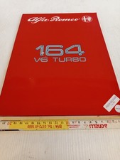 press kit stampa 1991 originale Alfa Romeo 164 2000 V6 Turbo