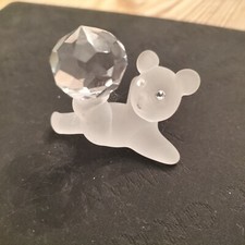 swarovski, Orsetto Con Palla, Originale, Senza Scatola 