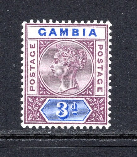 Gambia 1898 1902 3d - gambia, 1898-1902