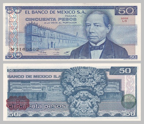 Mexico messico pesos 1981 - mexico, 50
