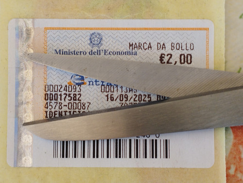 Marca bollo 2 euro - marca, da
