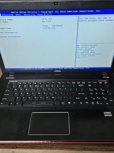 Msi 1759 core 4710hq - msi, ms-1759