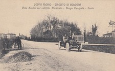 Bologna  -  Coppa Florio  -  Villa Emilia sul rettifilo Persiceto Borgo Panigale