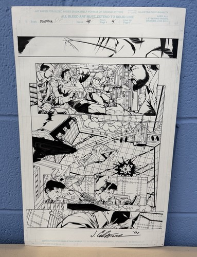 Deadpool originale fumetto art - fumetto,