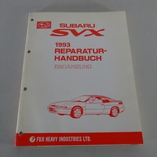 Manuale Di Officina Supplemento Subaru SVX Marzo 1993